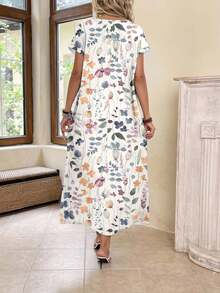 EMERY ROSE 女式休闲简约百搭碎花连衣裙，春夏