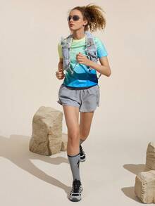 Easithlete 女士渐变色圆领短袖休闲百搭户外T恤