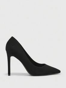 CUCCOO BIZCHIC New Versatile Pointed Toe High Heel Dress Shoes For Women - Black - View 2