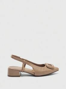 CUCCOO BIZCHIC Women's Fashion Versatile Pointed Toe Flat Shoes For Christmas Spring Shoes - Apricot - View 7