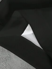 Manfinity Homme 男士休闲星星图案撞色套头衫和裤子套装，秋季服装 - 彩色 - 查看 5