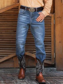 Manfinity Nomadique 男士商务休闲通勤牛仔裤