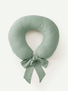 Cozy Pixies 1pc Soft & Comfortable Green Bowknot Nursing Pillow, Helps Baby Sleep And Protects Breastfeeding - Green - View 4