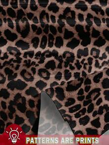 Soleia 女士度假休闲方领盖袖娃娃装无袖上衣，豹纹，复古风格，性感，可爱，Y2K椰子女孩，波西米亚风，音乐节，适合夏季 - 彩色 - 查看 3