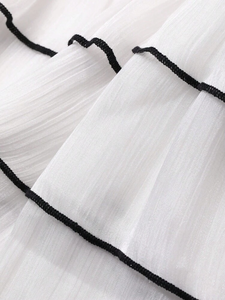 Women's Elegant Colorblock Patchwork Long Dress, Autumn Maxi Dress
