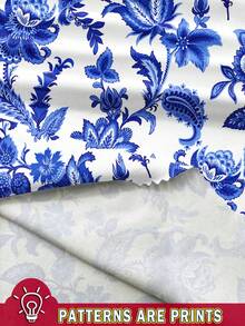 Soleia Women's All Over Print Strapless Mini Dress, Elegant Summer,Bohemian Clothes Suitable For Going Out Chic Dress - Blue - View 3