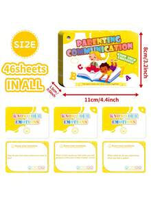 Zazumi 1SET Educational Flash Cards, Learning Toys For Early Childhood Development, Preschool Tools To Improve Attention Span, Imagination, Self-Awareness And Family Bonding - Multicolor - View 3