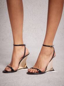 SHUZIA Top-Seller Women's Ankle Strap Wedge Sandals