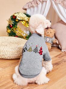 PETSIN 1pc Christmas Pet Sweatshirt - Multicolor - View 2