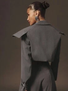 Hauture 女士时尚通勤短款夹克