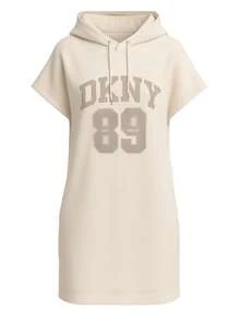 DKNY Women's Classic Fit Quick-Dry Skin-Friendly School Casual Outing Beige DP5D4899-KN4 - Ivory Beige - View 5