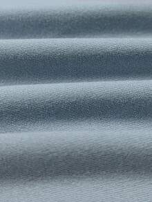 RosyDaze 女式纯色束腰喇叭袖飘逸紧身衣 - 藍色 - 查看 4