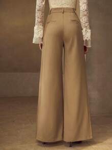 MOTF PREMIUM QUẦN LOA XẺO NẾP - Màu Khaki - Xem 3