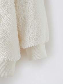 Maija Kids Maija Kids 2 sztuki/zestaw bluza z kapturem i spodnie dla młodej dziewczyny z nadrukiem liter - Morela - Zobacz 8