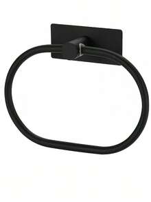 Selbstklebender Handtuchhalter, Badezimmer Handtuchring Halter, Geschirrtuchhalter ohne Bohren, Edelstahl Hänger, Taschentuchhalter, Handtuchständer, WC Zubehör Organizer Aufbewahrung