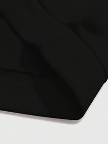 Manfinity Campus Court Áo nỉ dài tay thường ngày in chữ màu khối nửa khóa kéo một phần tư cho nam, mùa thu - Đỏ - Xem 7