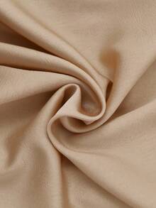 GlowEve Blouse élégante à manches longues et fluide de couleur champagne, coupe ample, pour le travail - Champagne - Voir 6