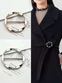 1PC Multi-Purpose Adjustable Slide Buckle, Alloy Metal Fastener For Bag Belts, Clothing Hems, Scarf Tying, And Leather Craft Strap Adjuster - Mixed Colors - View 4