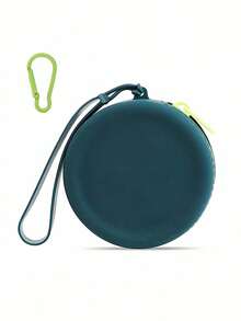 1pc Round Silicone Pet Training Bag, Dog Snack Storage Pouch Dog Outing Dog Stuff - Multicolor - View 15