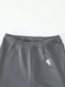 Tween Mädchen Lässig Elegant Weite Hose mit Thermofutter, geeignet für Herbst/Winter Loungewear, Mehrteiler