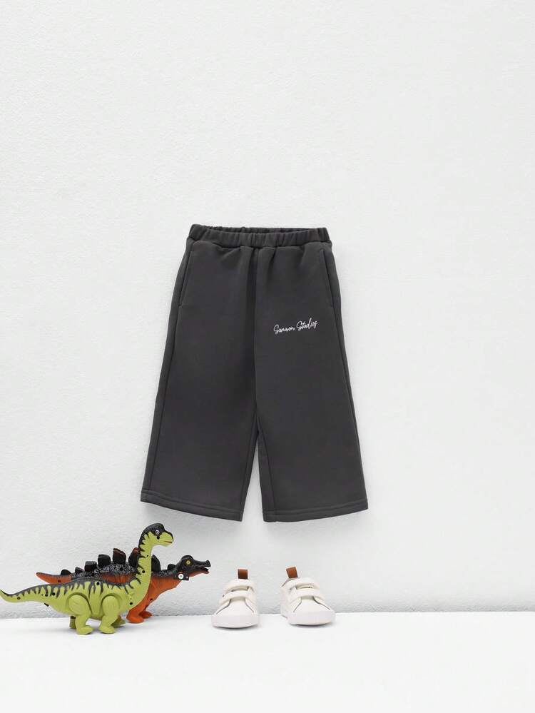 Logo Print T-Shirt With Matching Shorts Set