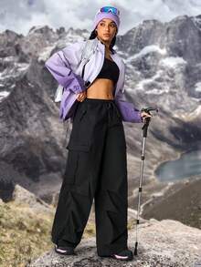 Flexra Women's Casual Straight Leg Detachable Denim Pants For Hiking Sun Protection Lightweight Quick Dry Hiking Women Hiking Pants Outdoor Pants For Women Camping - Black - View 4