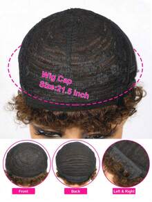Wig Wear & Go yang Terjangkau Manusia Wig Afro - S4 - View 4
