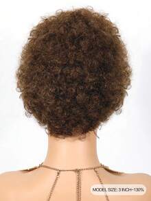 Wig Wear & Go yang Terjangkau Manusia Wig Afro - S4 - View 3