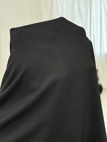 SHEIN EZwear 加大码黑色美人鱼裙和长袖T恤两件套 - 黑色 - 查看 8