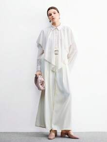 CUCCOO BIZCHIC 女士时尚杏色后绑带经典低跟一脚蹬平底鞋，适合日常、通勤、优雅的办公室穿着