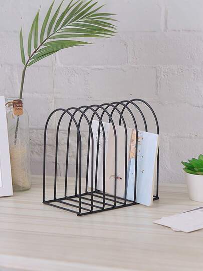 SHEIN Kệ lưu trữ nhiều tầng đựng thư và sách, trang trí nhà tối giản cho ngày tựu trường