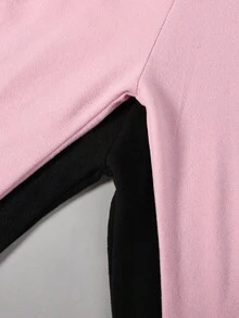 SHEIN 2 chiếc quần legging dệt kim thoải mái cho bé gái, quần cạp chun cho bé gái 0-3 tuổi với họa tiết trái tim, thích hợp cho các hoạt động ngoài trời, họp mặt gia đình, mùa xuân, mùa thu và mùa đông. - Nhiều màu - Xem 5