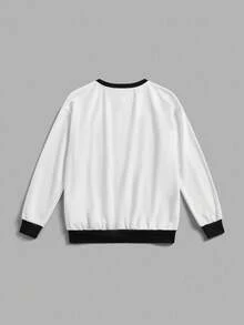 FRIENDS X SHEIN Áo thun trễ vai thường ngày dành cho nữ có in chữ và cúp - trắng - Xem 2