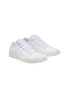 Converse Chuck Taylor All Star Low Top Women's Casual Shoes White 1U647 - 白色單色 - 查看 2