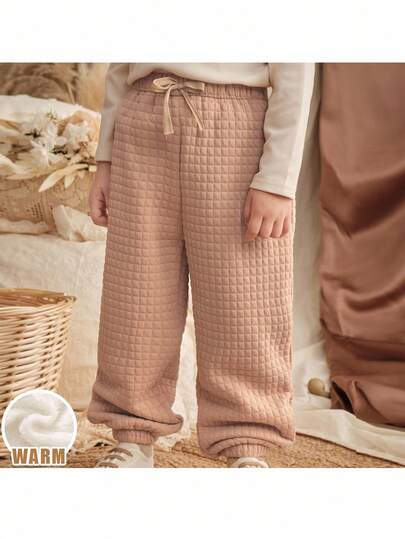 Loomiva Quần chạy bộ cạp chun co giãn lót nhiệt màu tương phản cho bé trai, quần họa tiết gấu cho bé trai, quần kaki cho bé trai, quần nỉ thường ngày cho bé trai, quần thu/đông cho bé trai, quần đa năng thoải mái cho bé trai, quần nỉ thoải mái cho bé trai, quần đa năng cho bé trai