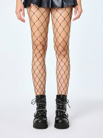 Grunge Punk Women's Black Boots With Side Zipper, Lace-Up, Dark Punk Rock Style Chain Decor Motorcycle Boots, College Retro Knight Leather Ankle Boots And Short Boots