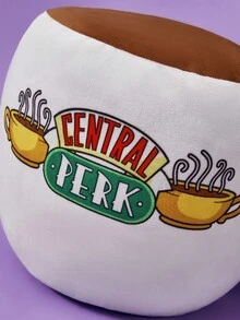 FRIENDS X SHEIN Central Perk 咖啡杯 3D 造型抱枕、剪裁和柔软礼品 - 彩色 - 查看 4