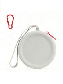 1pc Round Silicone Pet Training Bag, Dog Snack Storage Pouch Dog Outing Dog Stuff - Multicolor - View 20