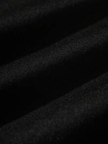 SHEIN Stylish Tween Boys Black Jacket And Pants Combo With Regular Sleeves And Classic Fit Tracksuit Sweatsuit Fall Winter