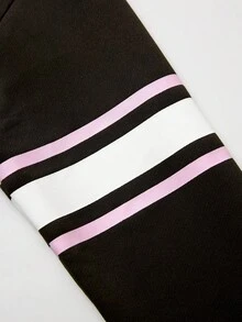 JNSQ Tween Girls Oversized Crew Neck Long Sleeve Graphic Letter Print Sweatshirt, Casual Sports Jersey Top, Suitable For Autumn/Winter Daily Wear, Outdoor Activities, Vacation, Streetwear, Party