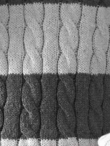 LanaWest Women's Twist Cable Pattern Striped V-Neck Drop Shoulder Long Sleeve Casual Pullover Sweater Fall Winter Cloth For Women - Dark Grey - View 8