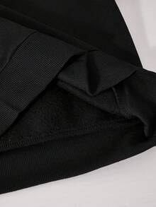Áo nỉ dài tay cổ bẻ họa tiết chắp vá thường ngày cho bé gái, phong cách đường phố & công sở, mùa thu/đông - Nhiều màu - Xem 5