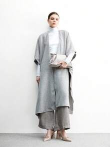 CUCCOO BIZCHIC 女士时尚勃艮第酒红色露背尖头粗跟高跟鞋，经典简约设计，适合通勤、约会、派对、度假、婚礼 - 杏色 - 查看 10