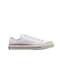 Converse Chuck 70 Ox Women's Casual Athletic Shoes Snug Fit Padded Breathable Casual Weekend Walking White 162065C - White/Pink Foam/Metallic Silver/Light Crimson - View 1