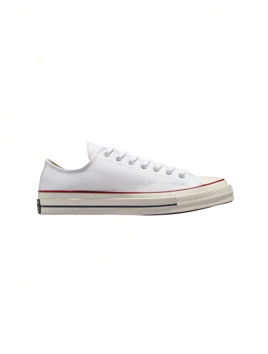 Converse Chuck 70 Ox Women's Casual Athletic Shoes Snug Fit Padded Breathable Casual Weekend Walking White 162065C - White/Pink Foam/Metallic Silver/Light Crimson - View 1