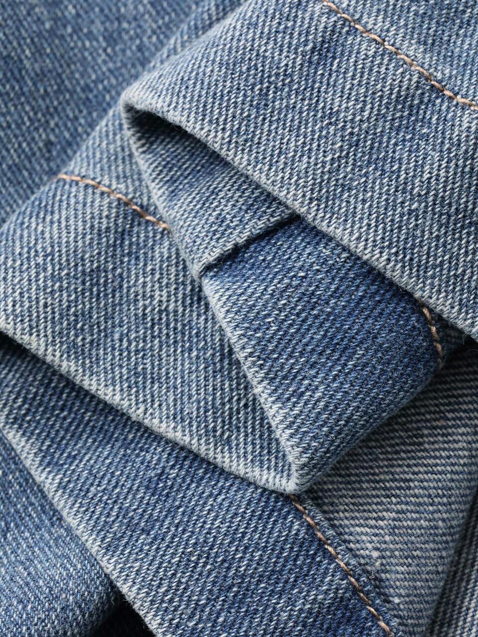 Dazy Plus Plus Size Washed Distressed Loose Wide Leg Asymmetric Strap Casual Long Denim Jeans, All Season School