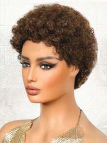 Wig Wear & Go yang Terjangkau Manusia Wig Afro - S4 - View 6