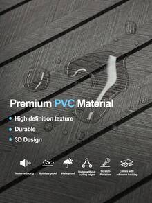 SHEIN 6片装 11.8英寸 x 23.6英寸 3D木纹格栅墙板，可弯曲可裁剪，防水，即撕即贴，自粘可移除仿木纹墙面装饰，适用于室内家居、卧室、客厅（棕色和灰色）墙纸墙贴房间装饰墙贴 - 彩色 - 查看 10