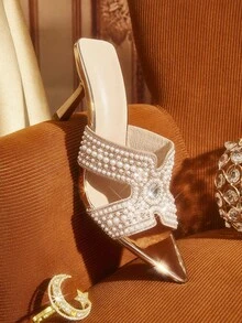 CUCCOO TILAWA Women's Fashionable Champagne Color Sexy High Heel Sandals - Champagne - View 7