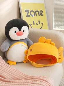 Adorable Kawaii Penguin Plushie - Super Soft Stuffed Animal, Cute Hugging Toy For Christmas & Birthday Gifts, Best Present For Friends, Couples, Family | Aesthetic, Cozy, Squishy, Must-Have Collectible